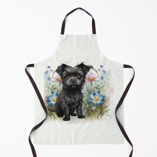 Item preview, Affenpinscher Dog in a Field of Wildflowers designed and sold by SalonOfArt.
