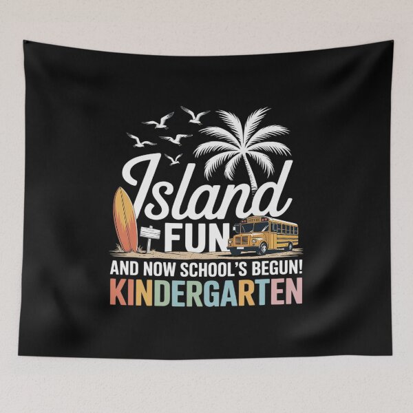 Item preview, Island Fun And Now School's Begun! 1st Grade Back To School designed and sold by LinlinsDemons.