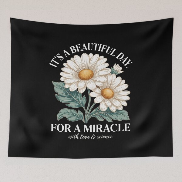 Item preview, It A Beautiful Day For Miracle Positive Floral Transfer Day designed and sold by LinlinsDemons.
