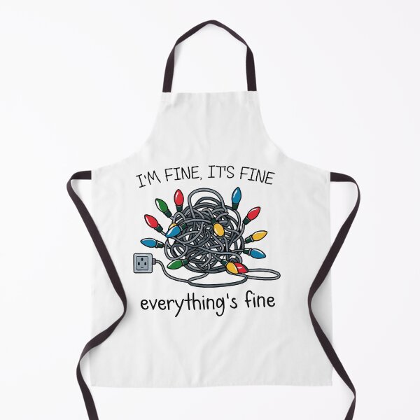 Item preview, It's Fine, It's Fine, Everything is Fine Christmas designed and sold by Bratty Inner Child.