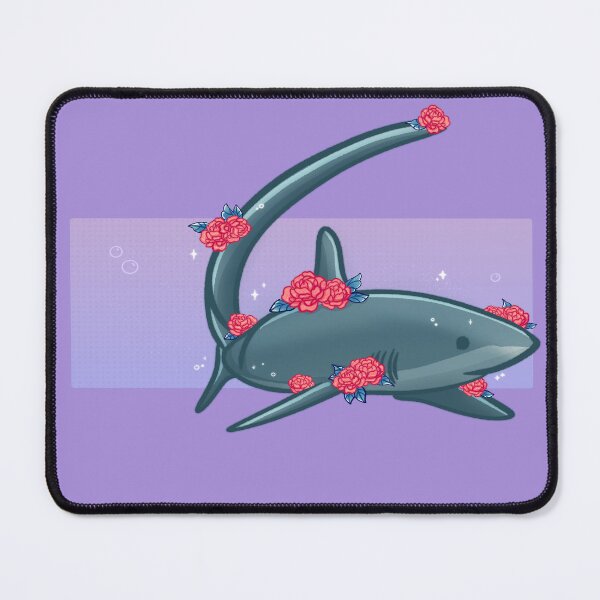 Item preview, Thresher Shark Covered In Flowers designed and sold by Aloe and Monstera.