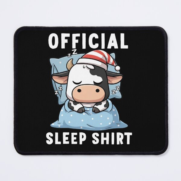 Item preview, Cute Cow Sleep Shirt Funny Pajama Tee designed and sold by TinaMDedrick.
