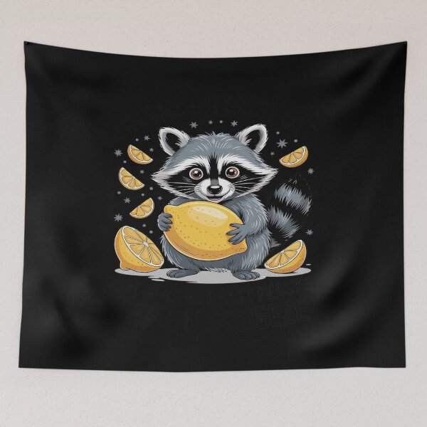 Item preview, It Was Not Easy Peasy Lemon Wild Animal Raccoon Trash Pandas designed and sold by LinlinsDemons.