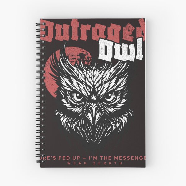 Item preview, Outraged Owl designed and sold by Zerrth.