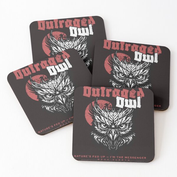Item preview, Outraged Owl designed and sold by Zerrth.