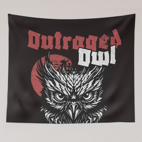 Item preview, Outraged Owl designed and sold by Zerrth.