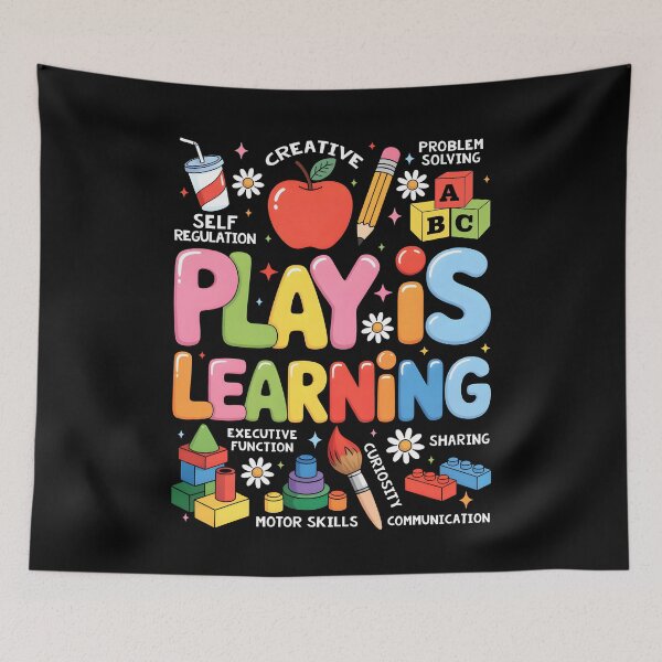 Item preview, Play is Learning Educational Teacher Back To School designed and sold by KarimSoCute.