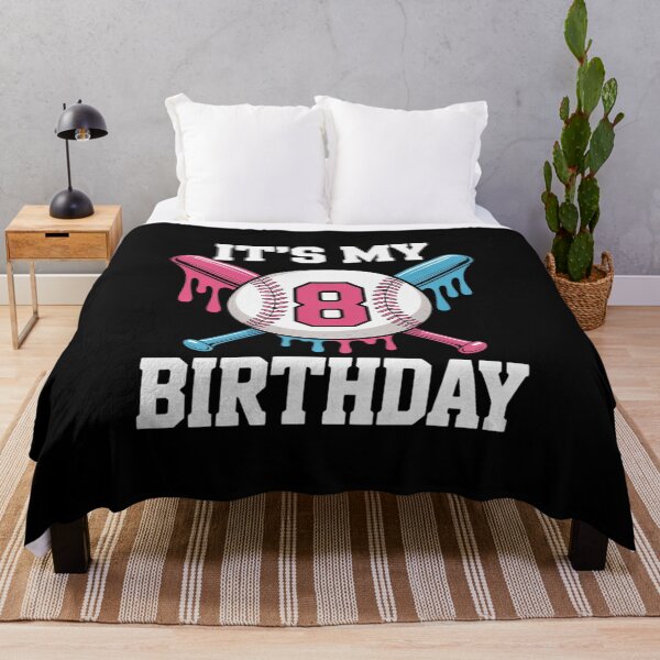 Item preview, It_s My 8th Birthday Boy Baseball Party 8 Year Old designed and sold by LinlinsDemons.