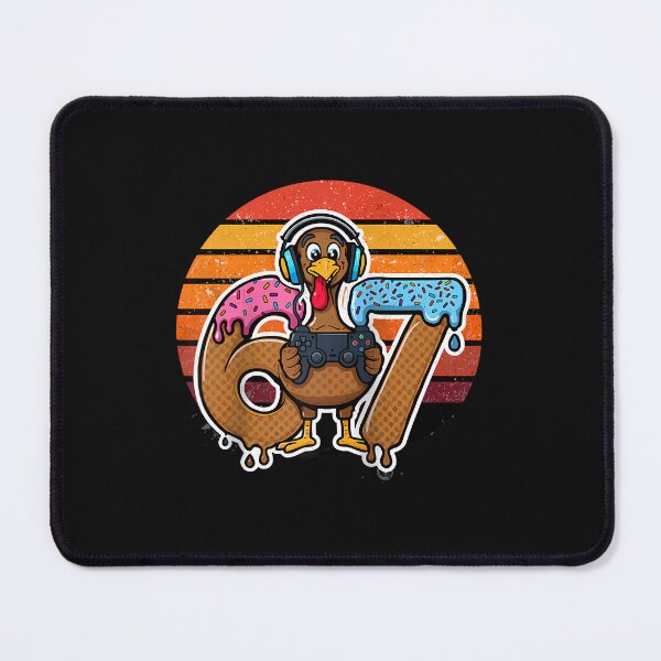 Item preview, Funny Gamer Turkey 67 Thanksgiving Cute Video Game Ice Cream designed and sold by merlinnears.