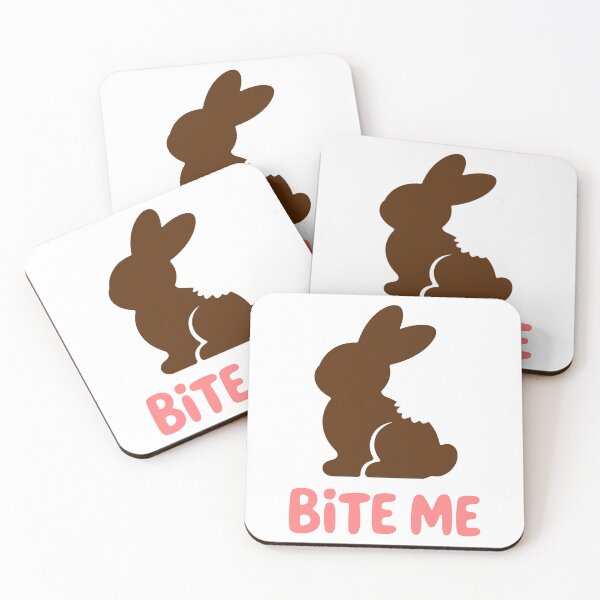 Item preview, Bite Me Chocolate Bunny designed and sold by theartfulaspie.