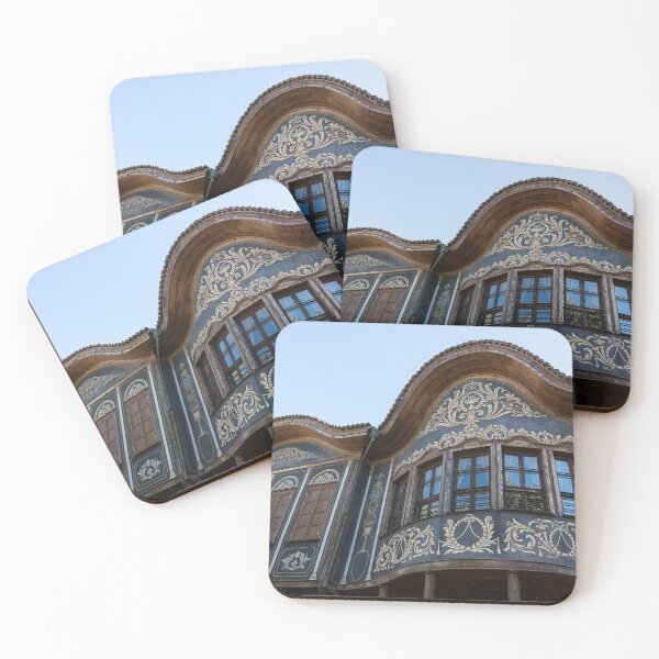 Item preview, Elegantly Curved Baroque House Facade from 1847 in Old Town Plovdiv designed and sold by Georgia Mizuleva.