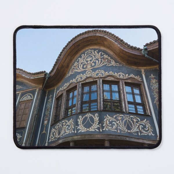 Item preview, Elegantly Curved Baroque House Facade from 1847 in Old Town Plovdiv designed and sold by Georgia Mizuleva.