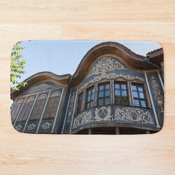 Item preview, Elegantly Curved Baroque House Facade from 1847 in Old Town Plovdiv designed and sold by Georgia Mizuleva.