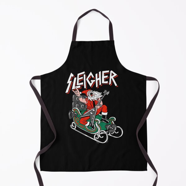 Item preview, ugly christmas sleigher - heavy metal santa designed and sold by JohnnieWilliam3.