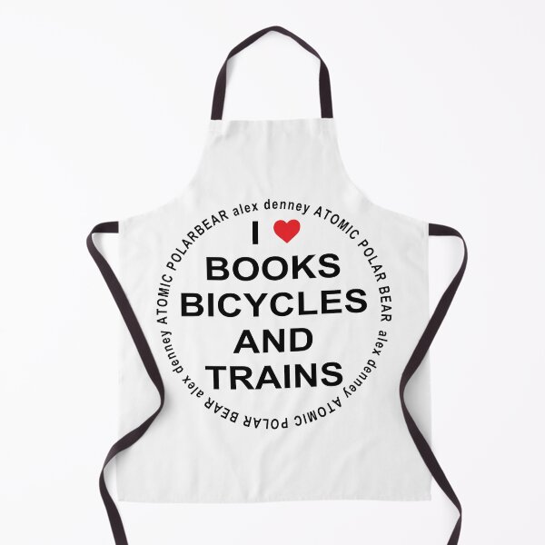 Item preview, I HEART BOOKS BICYCLES AND TRAINS designed and sold by ATOMIC POLAR BEAR.