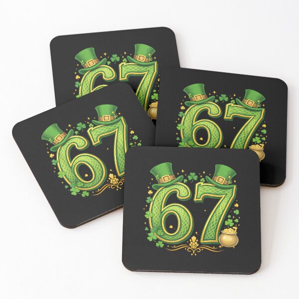 Item preview, 67 Funny Six Seven Gen Meme Lucky Vibes St. Patricks Day  designed and sold by merlinnears.