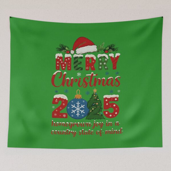 Item preview, "MERRY CHRISTMAS 2025" homegrown joy  designed and sold by Brickroad Dsigns.