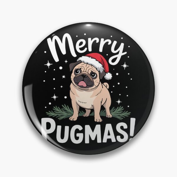 Item preview, Merry Pugmas Pug Christmas 3 designed and sold by THagBlue.