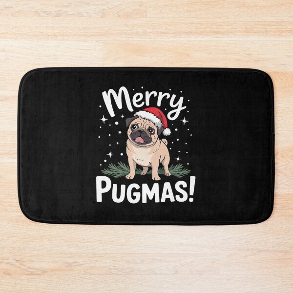Item preview, Merry Pugmas Pug Christmas 3 designed and sold by THagBlue.