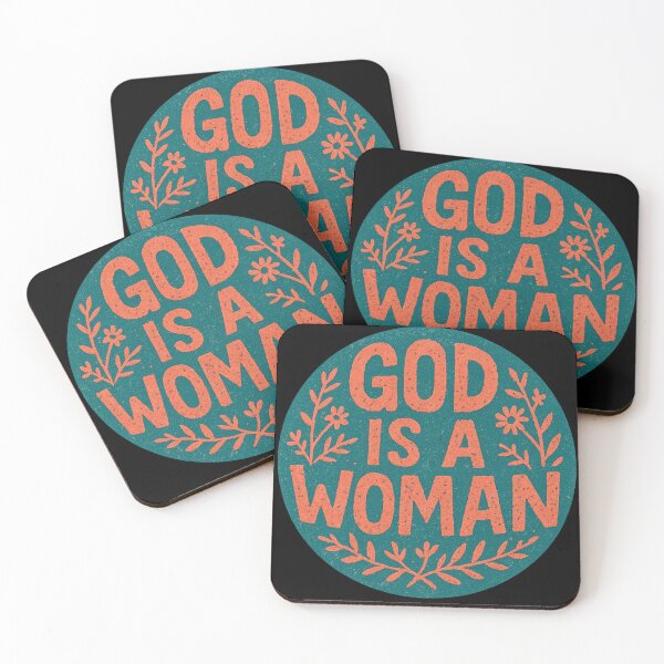 Item preview, God is a Woman | Feminist Floral Circle Design designed and sold by Jennifer Chiera.