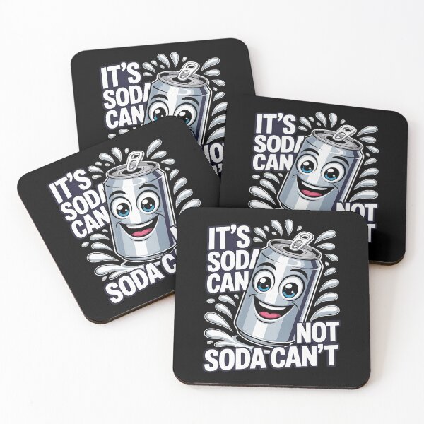 Item preview, It’s Soda Can Not Soda Can’t, perfect design for soda lovers designed and sold by velltoons.