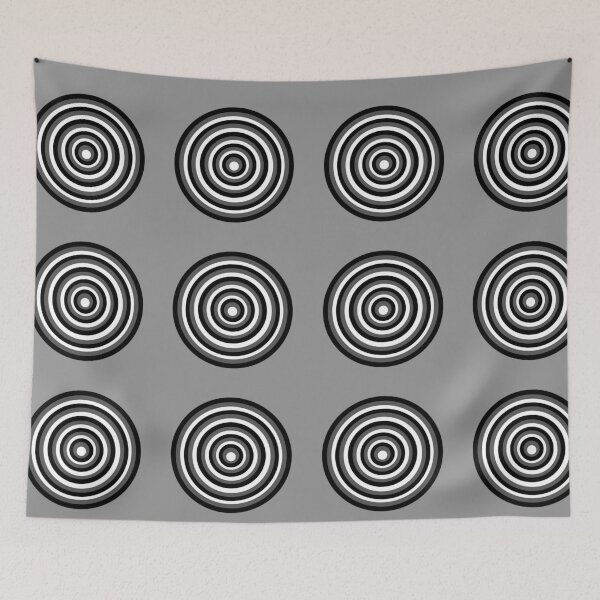 Item preview, Bold Minimalist Concentric Circles Abstract Design designed and sold by Uceepeace.