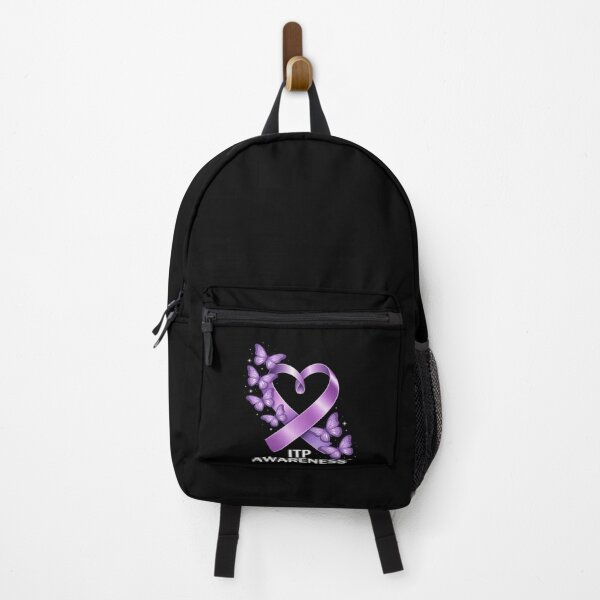 Item preview, ITP Awareness Heart Purple Ribbon Immune Thrombocytopenia designed and sold by velltoons.