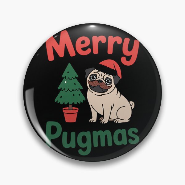 Item preview, Merry Pugmas Pugsmas Christmas Santa Pug Mom Pug Dog Lover  designed and sold by THagBlue.
