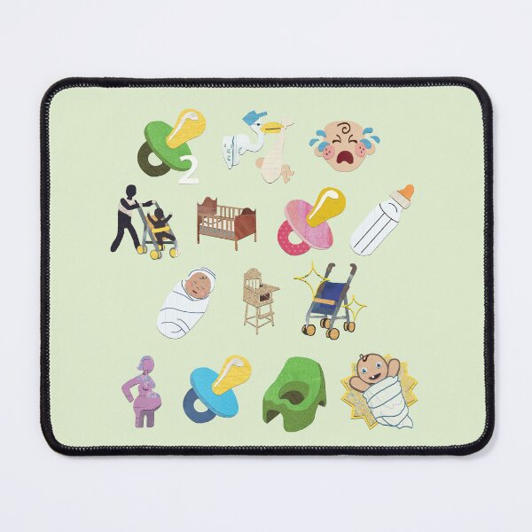 Item preview, Collection of Sims 3 Baby and Toddler related Wishes / Moodlet Paper Collage 1 designed and sold by toowoosh.