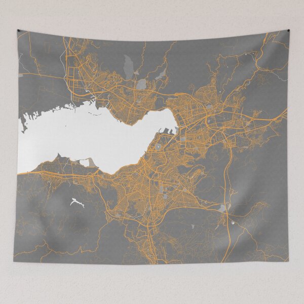 Item preview, Izmir City Map of Turkey - Bauhaus designed and sold by deMAP.