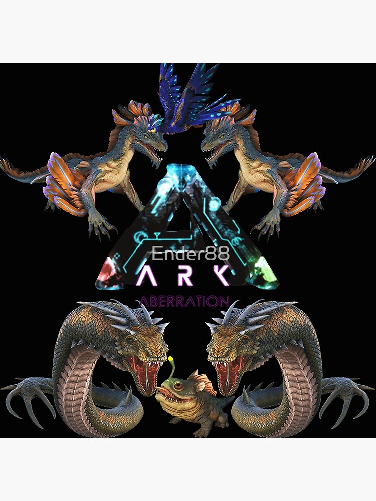Ark Survival Evolved Aberration Art Board Print By Ender Redbubble