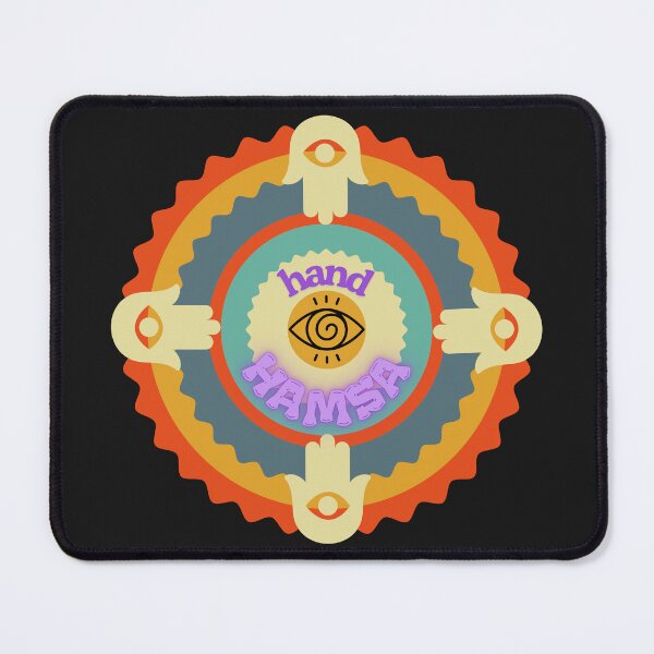 Item preview, Psychedelic Hamsa Hand – Protective Energy and Positive Vibes designed and sold by JuanaDesigns.