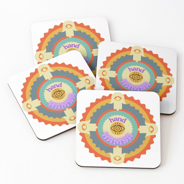 Item preview, Psychedelic Hamsa Hand – Protective Energy and Positive Vibes designed and sold by JuanaDesigns.