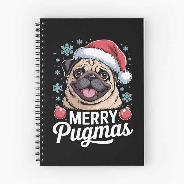 Item preview, Merry pugmas santa christmas pug  designed and sold by Belkisallen.