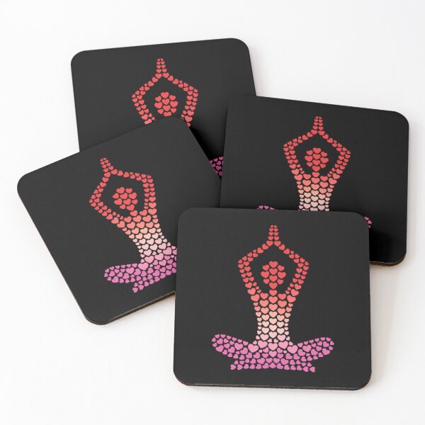 Item preview, Heart Valentines Day Zen Meditation Pose Yoga designed and sold by DentistLegal.
