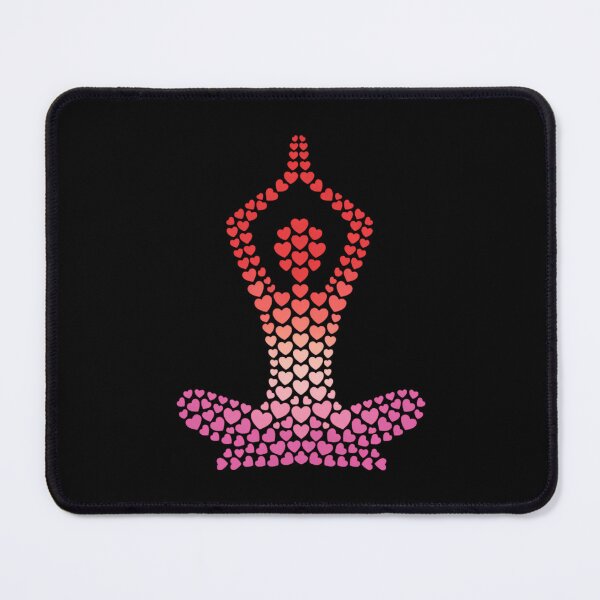 Item preview, Heart Valentines Day Zen Meditation Pose Yoga designed and sold by DentistLegal.