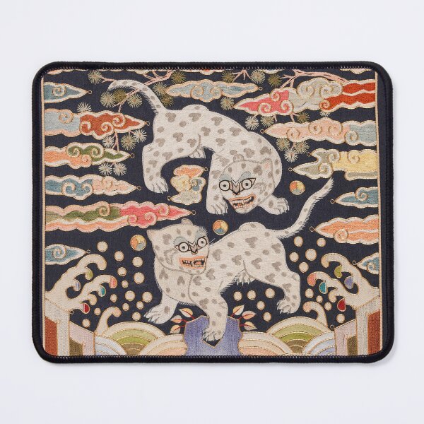 Item preview, Korean White Tiger Embroidery Art designed and sold by kipstudio.