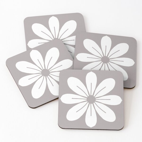 Item preview, Minimalist White Quatrefoil Pattern designed and sold by Siteehaa.