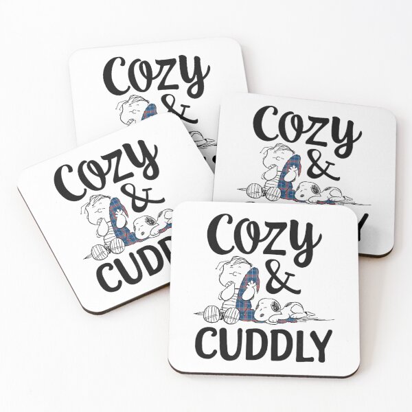 Item preview, Peanuts Inspired Cozy Duo Art – Cute Blanket Comfort Illustration designed and sold by Teresa Kamden.