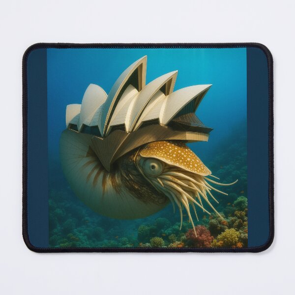 Item preview, Nautilus with Sydney Opera House Shell designed and sold by Tridentulus.