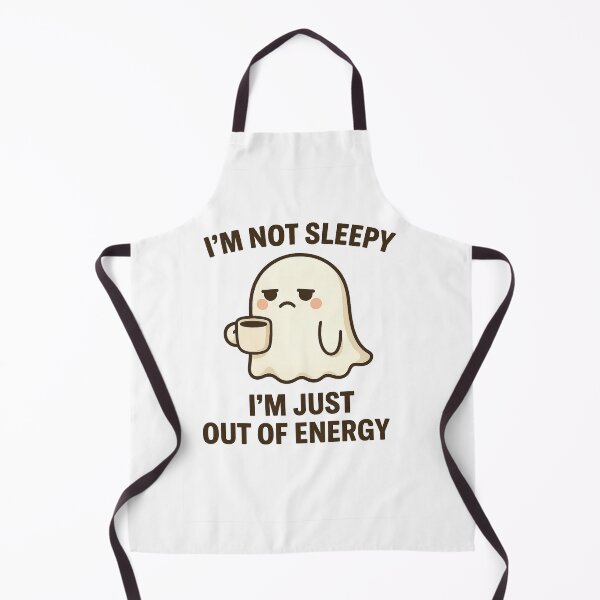 Item preview, I'm Not Sleepy – I'm Just Out of Energy – Kawaii Ghost designed and sold by VibeLab_Art.