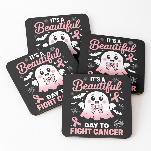 Item preview, It's A Beautiful Day to Fight Breast Cancer Cute Boo Pink designed and sold by FndPardaL.