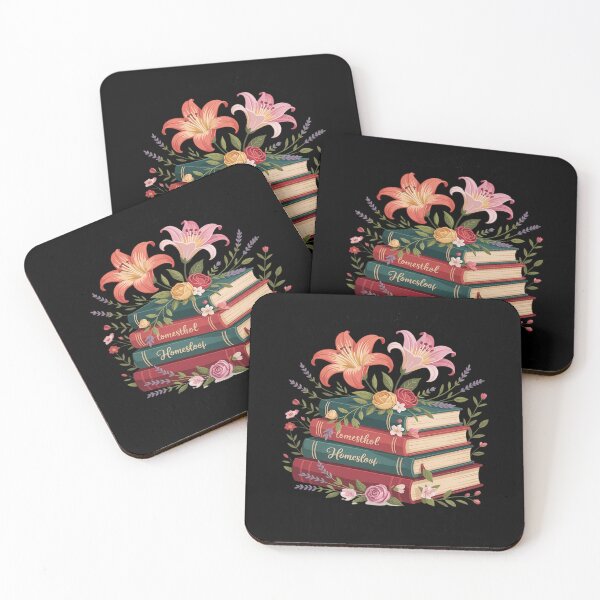 Item preview, Its A Beautiful Day To Homeschool Books Flowers designed and sold by FndPardaL.