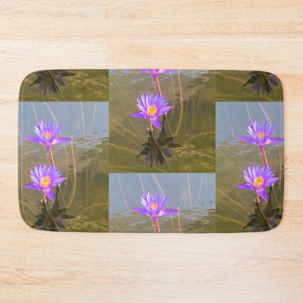 Item preview, Purple Water Lily Rising in Tranquil Waters designed and sold by Mary Prema Art.
