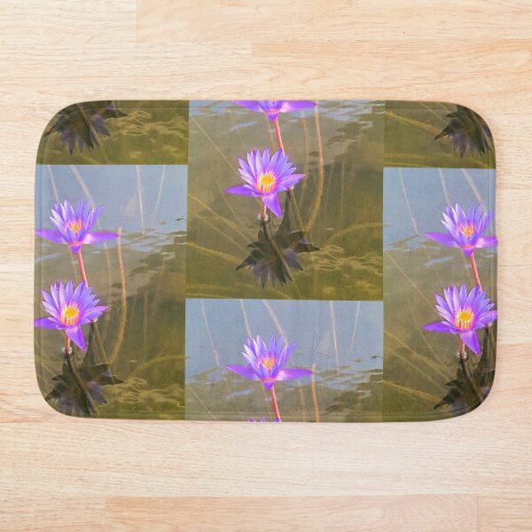 Item preview, Purple Water Lily Rising in Tranquil Waters designed and sold by Mary Prema Art.