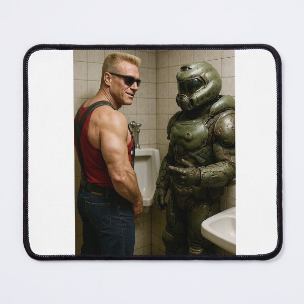 Item preview, Duke Nukem Meeting Master Chief in Unusual Place designed and sold by lofton.