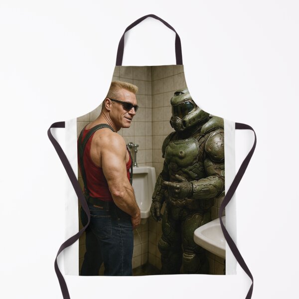 Item preview, Duke Nukem Meeting Master Chief in Unusual Place designed and sold by lofton.