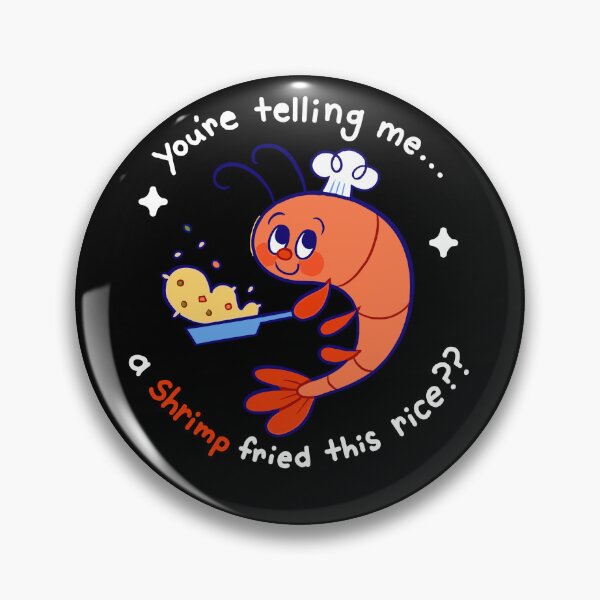 Item preview, Playful Shrimp Fried Rice Cartoon Pun Shirt designed and sold by LashondaGreen89.