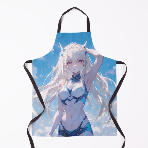 Item preview, Ais Wallenstein DanMachi Charming Tsubasa Hanekawa Bakemonogatari Blue Sky Cat Ears Graceful Anime Girl designed and sold by HumbertoValveno.