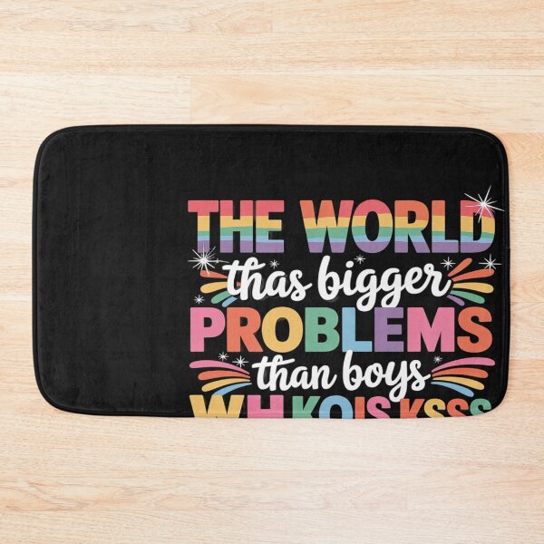 Item preview, Rainbow LGBT - The World Has Bigger Problems - Gay Pride designed and sold by Hofersofer.